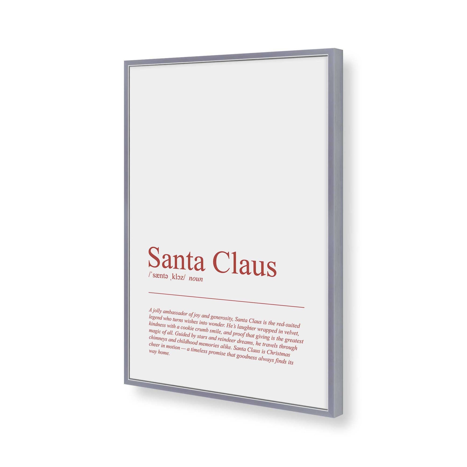 [Color:Polished Chrome], Picture of art in a Polished Chrome frame of the corner