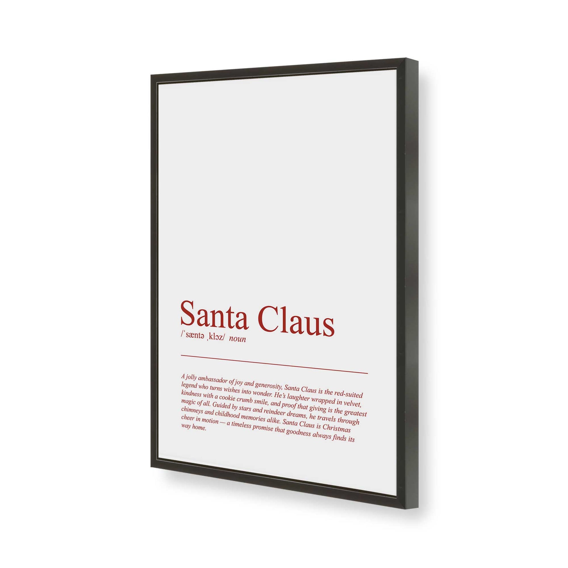 [Color:Satin Black], Picture of art in a Satin Black frame of the corner