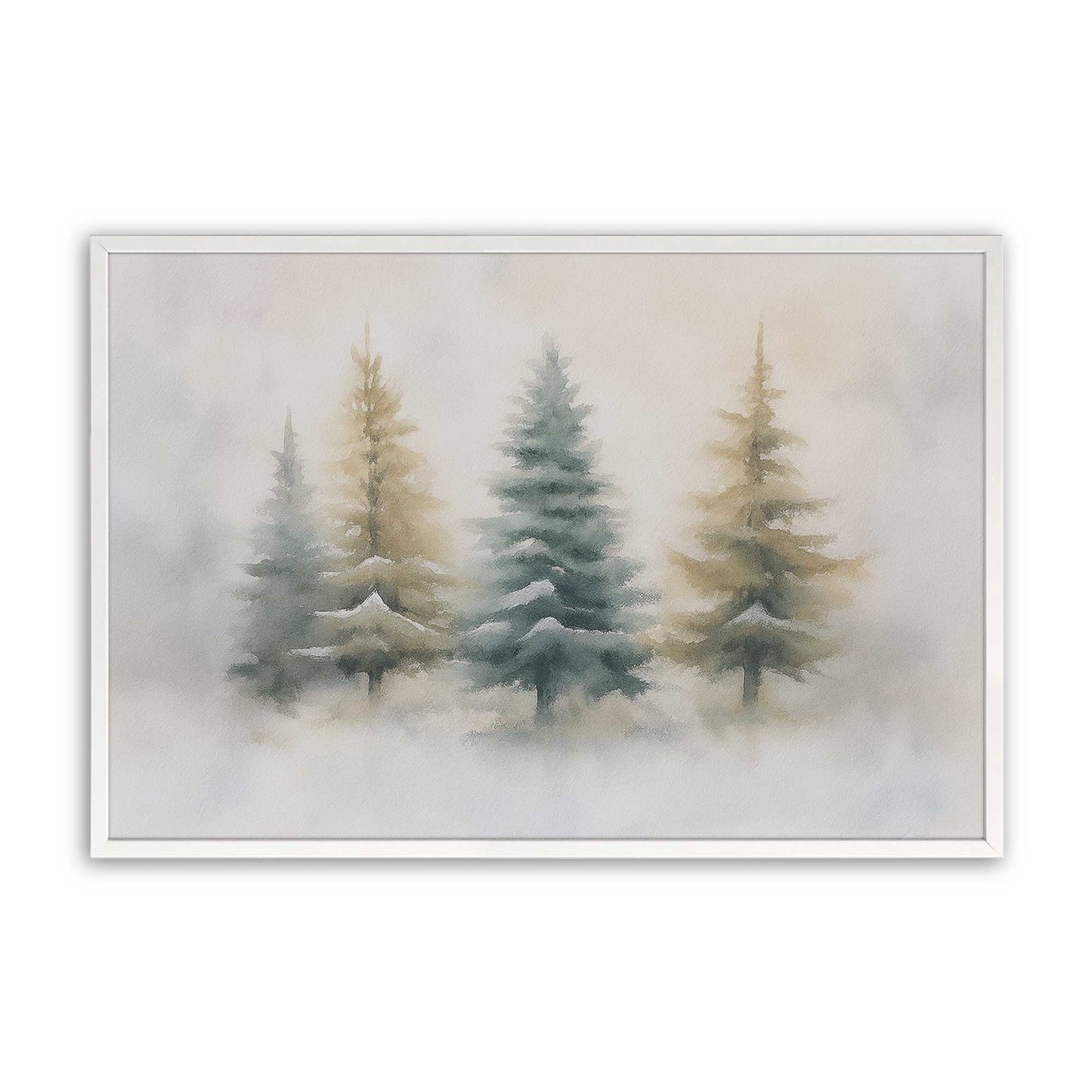 [Color:Opaque White], Picture of art in a Opaque White frame