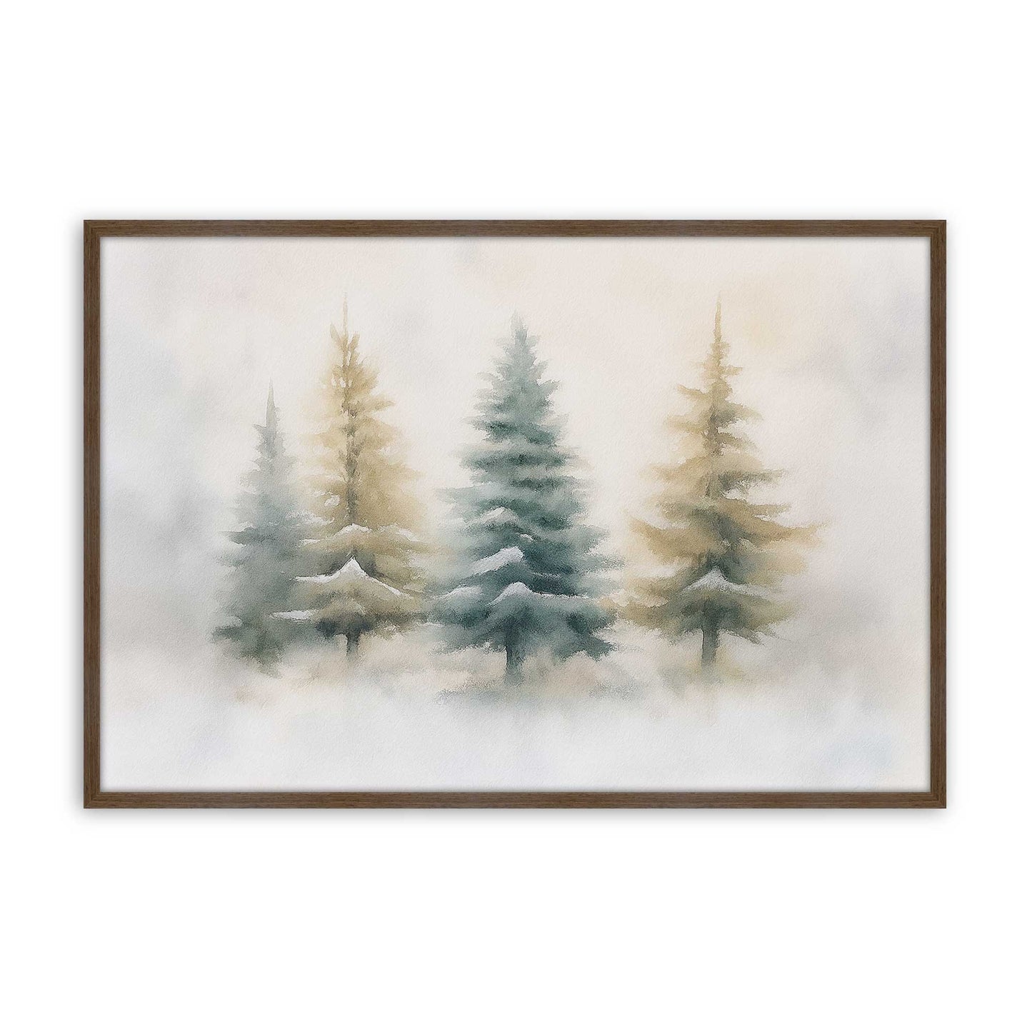 [Color:Walnut], Picture of art in a Walnut frame