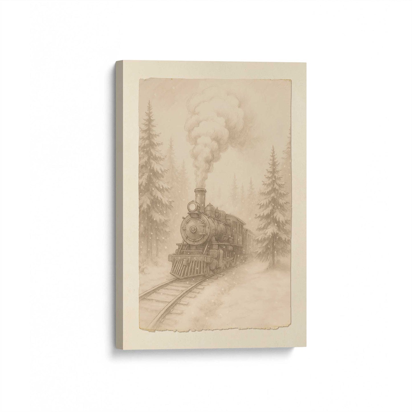 [Color:Stretched Canvas], Picture of art at an angle