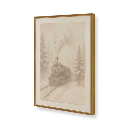 [Color:Polished Gold], Picture of art in a Polished Gold frame of the corner