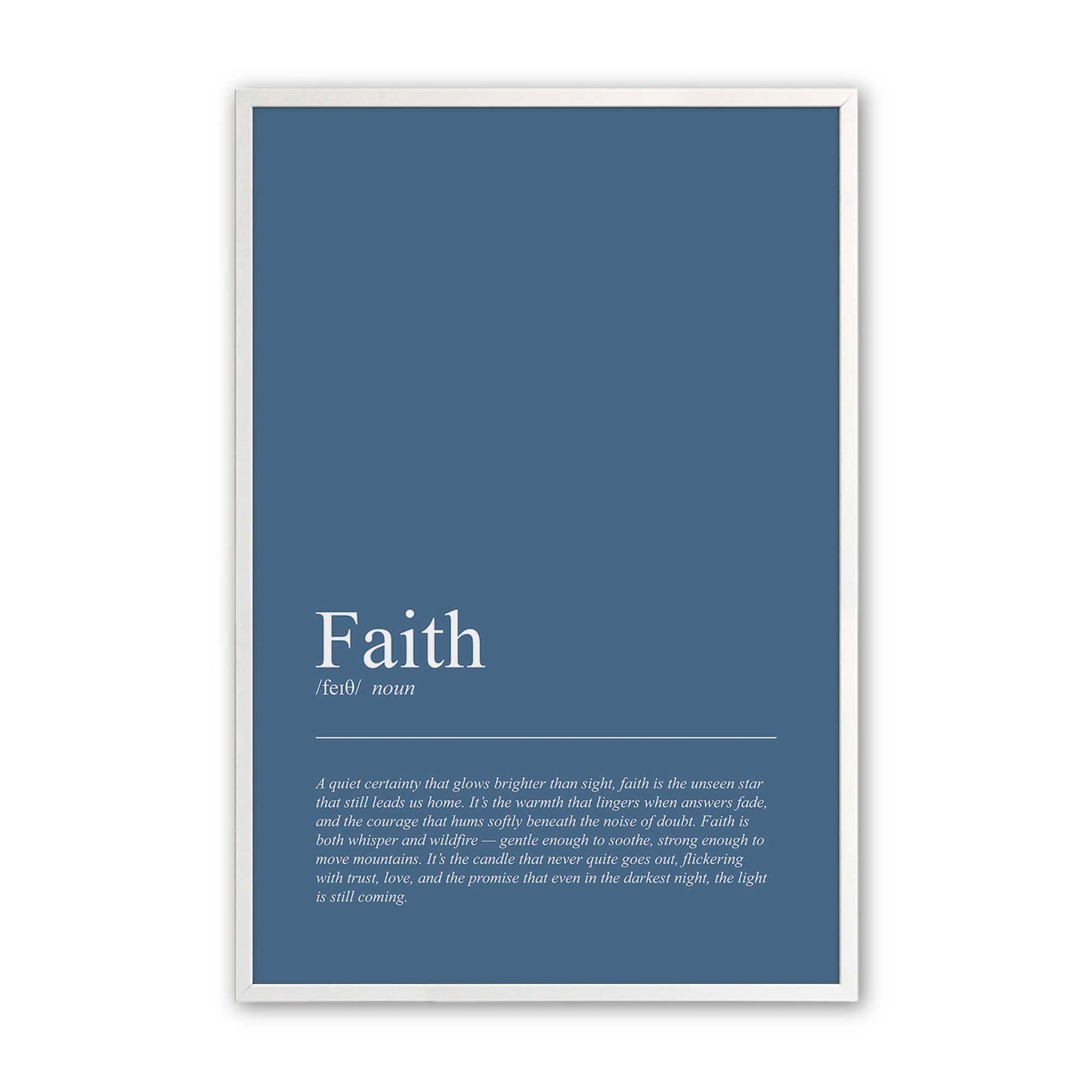 [Color:Opaque White], Picture of art in a Opaque White frame