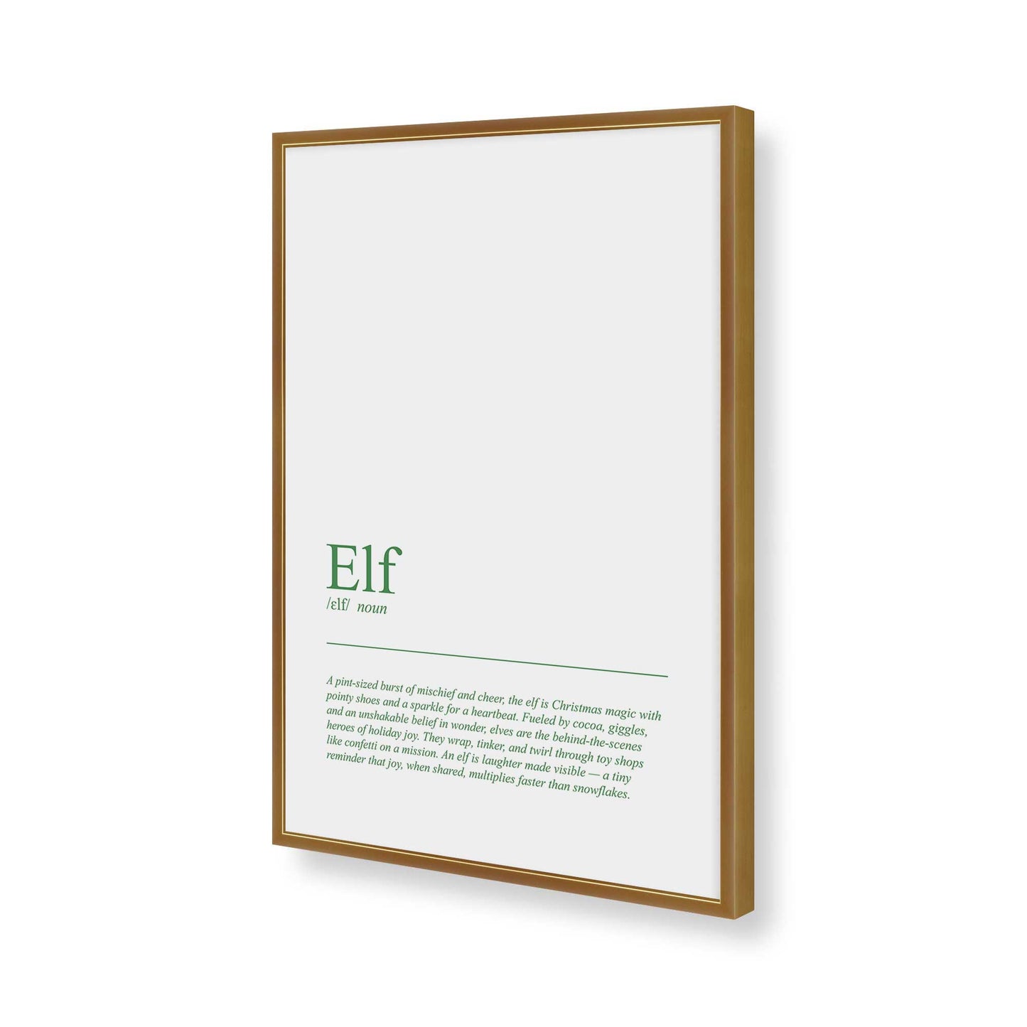 [Color:Polished Gold], Picture of art in a Polished Gold frame of the corner