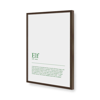 [Color:Brown], Picture of art in a Brown frame of the corner