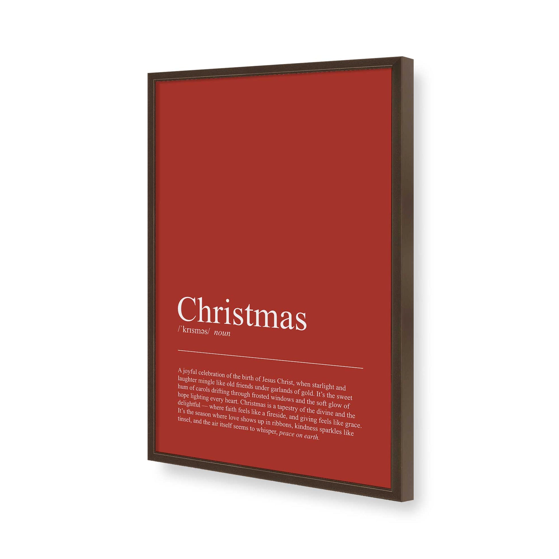 [Color:Belvinder Brown], Picture of art in a Belvinder Brown frame of the corner