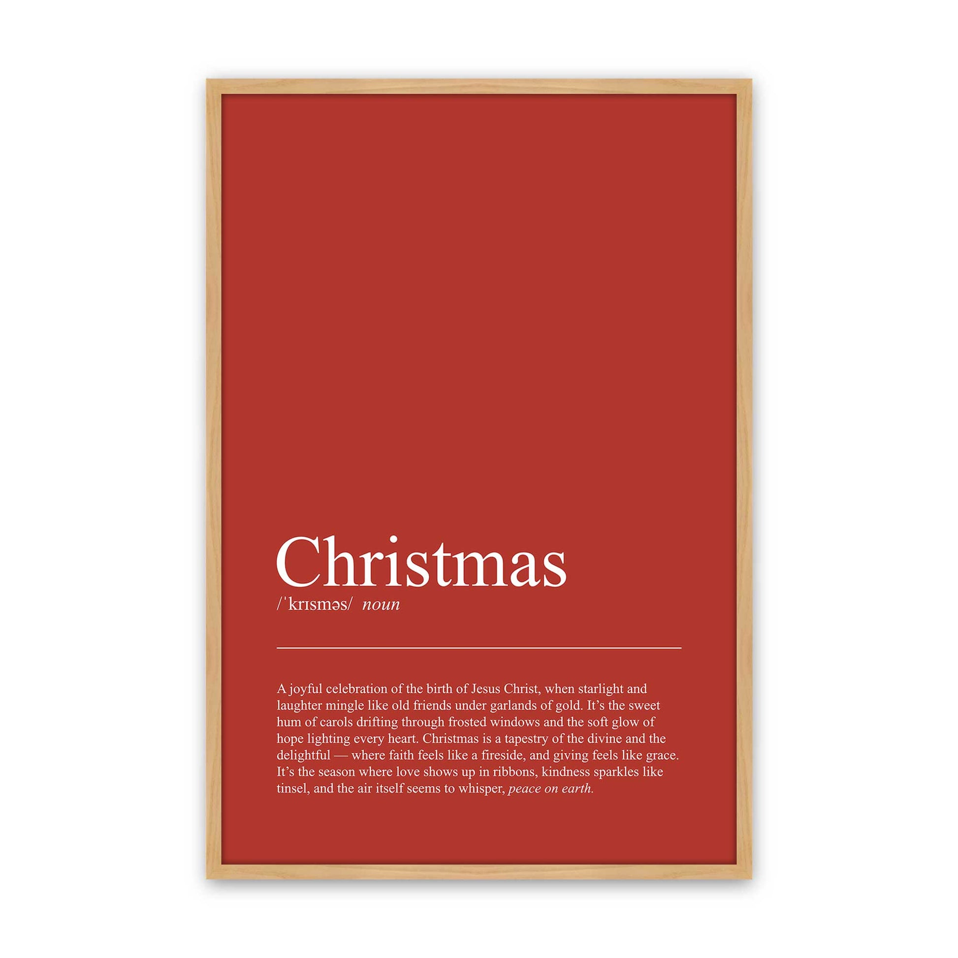 [Color:American Maple], Picture of art in a American Maple frame