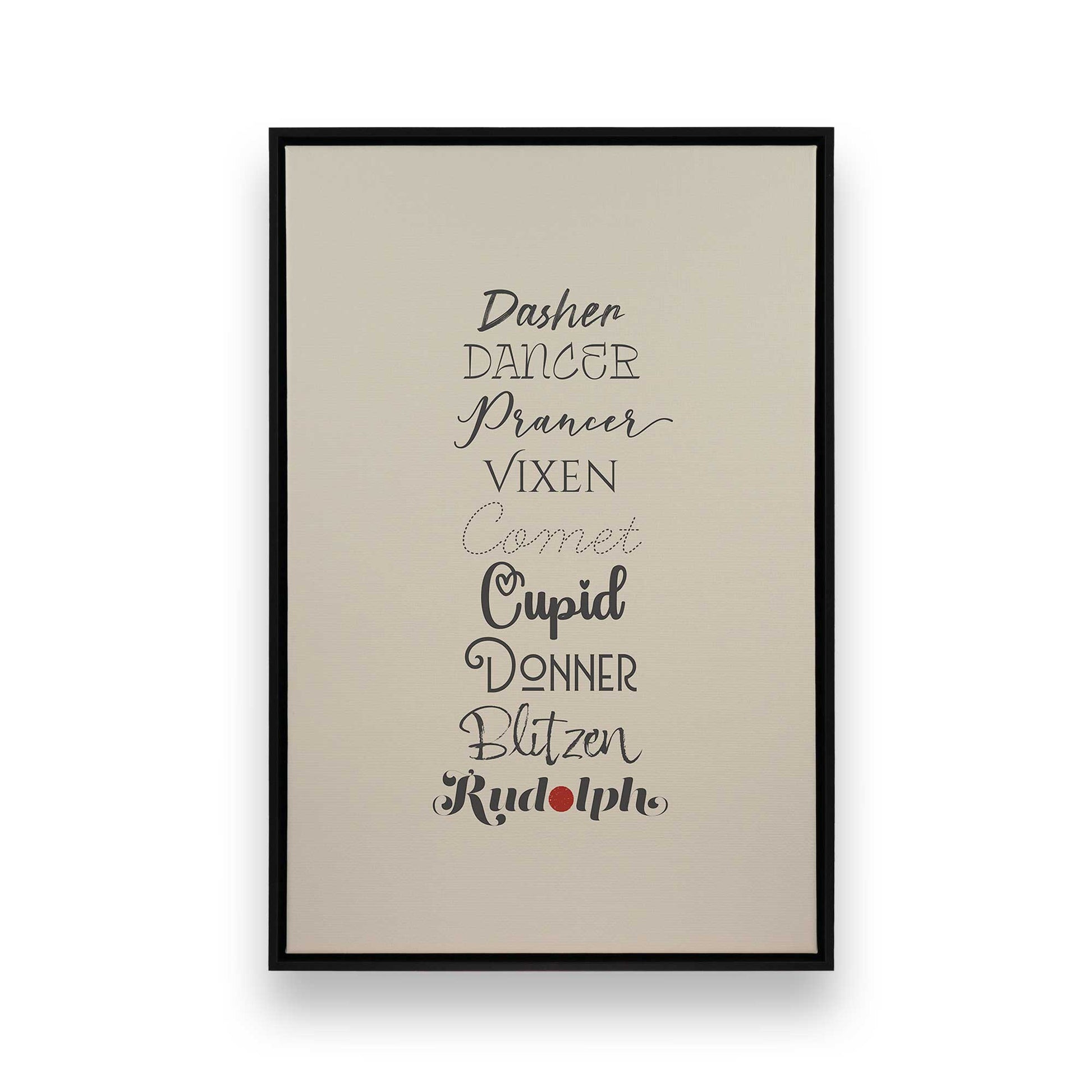 [Color:Satin Black], Picture of art in a Satin Black frame