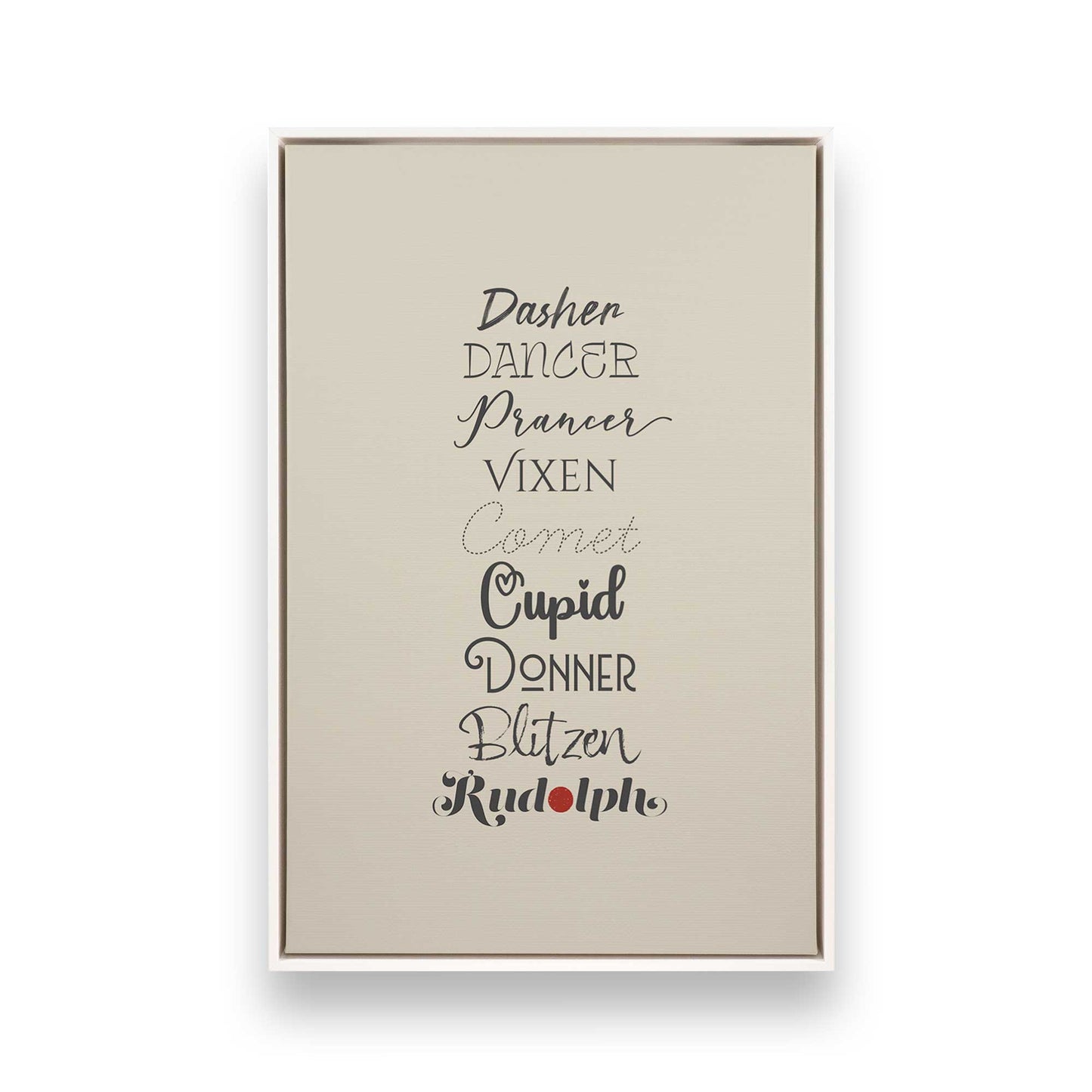 [Color:Opaque White], Picture of art in a White frame