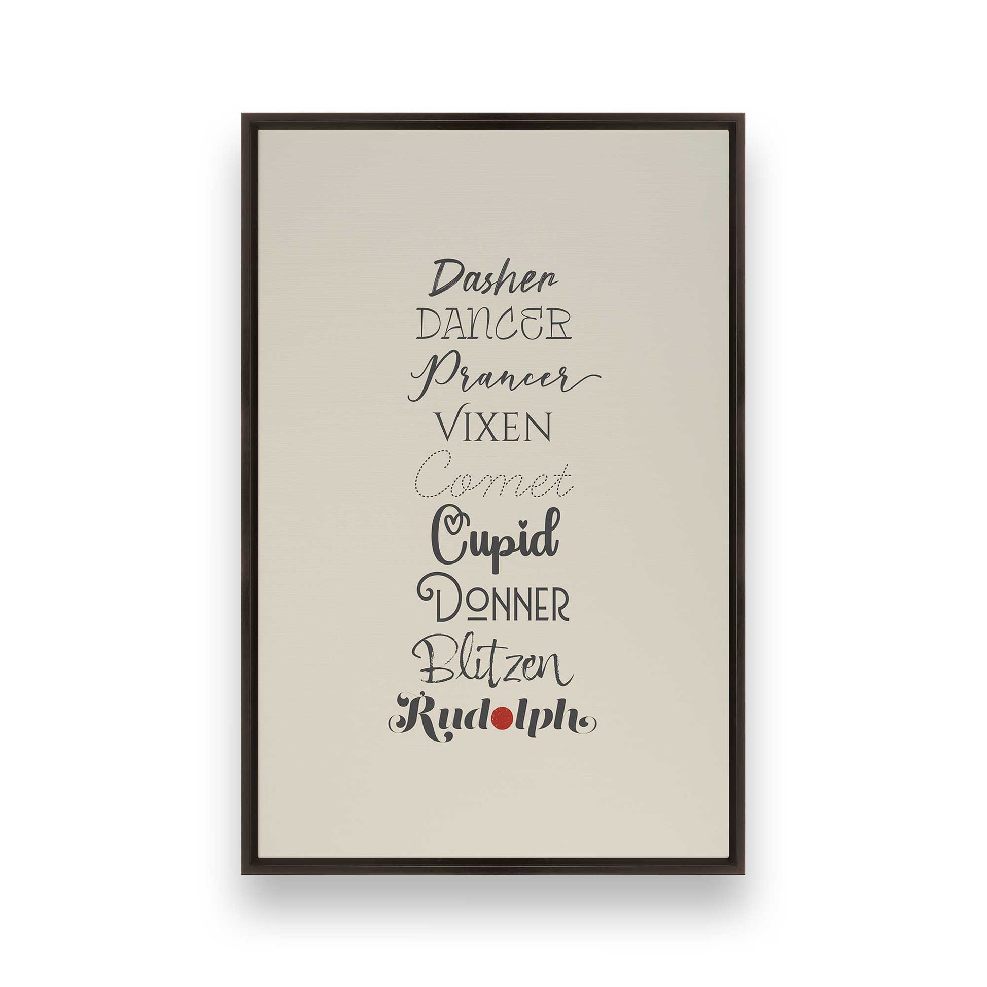 [Color:Espresso], Picture of art in a Espresso frame