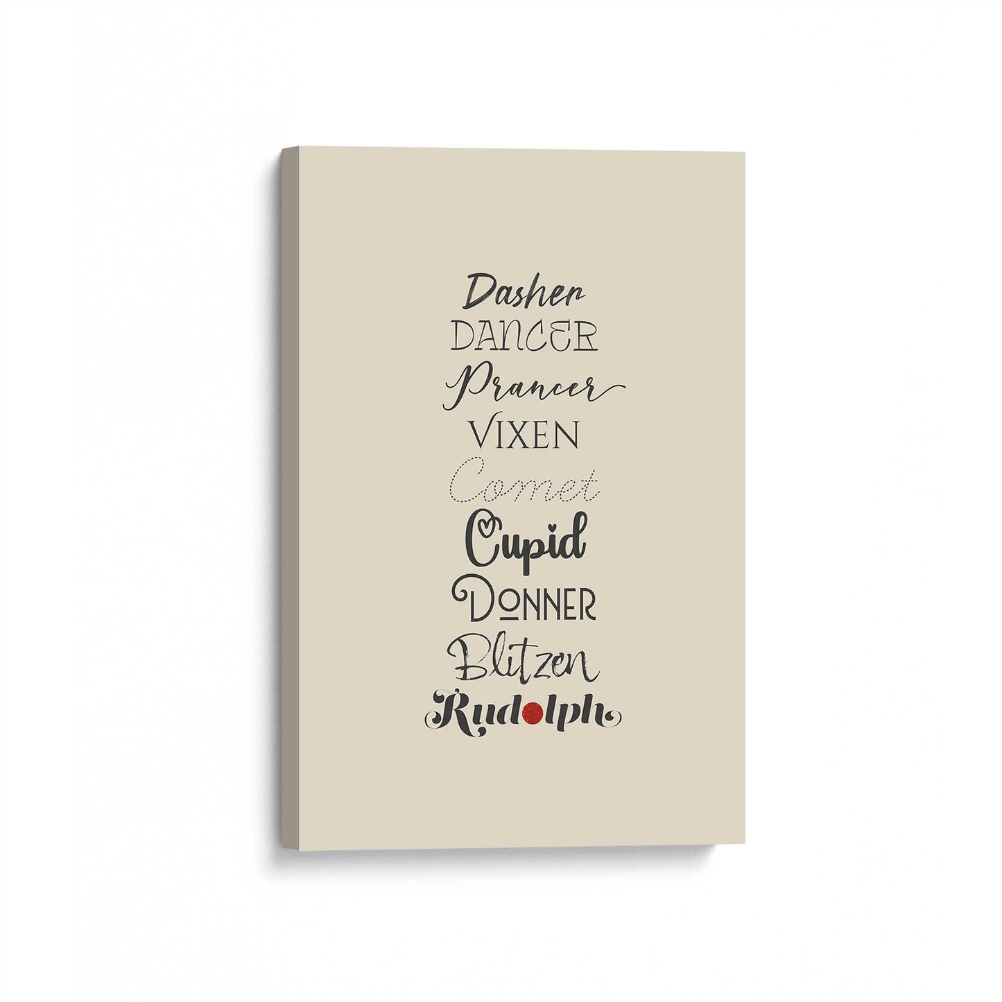 [Color:Stretched Canvas], Picture of art at an angle