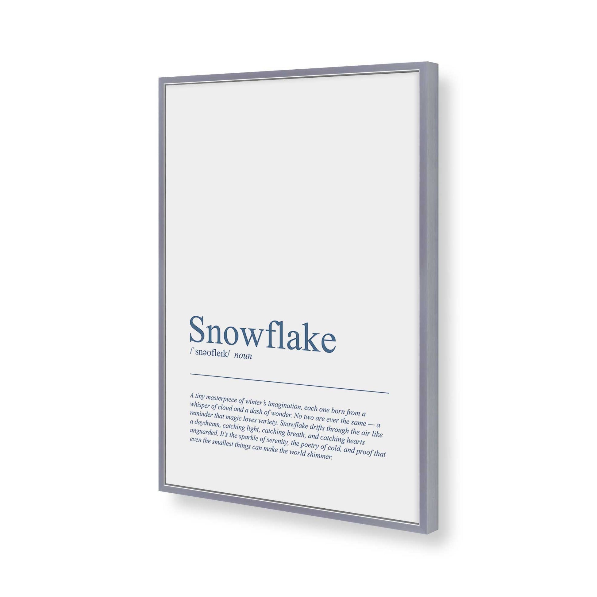 [Color:Polished Chrome], Picture of art in a Polished Chrome frame of the corner