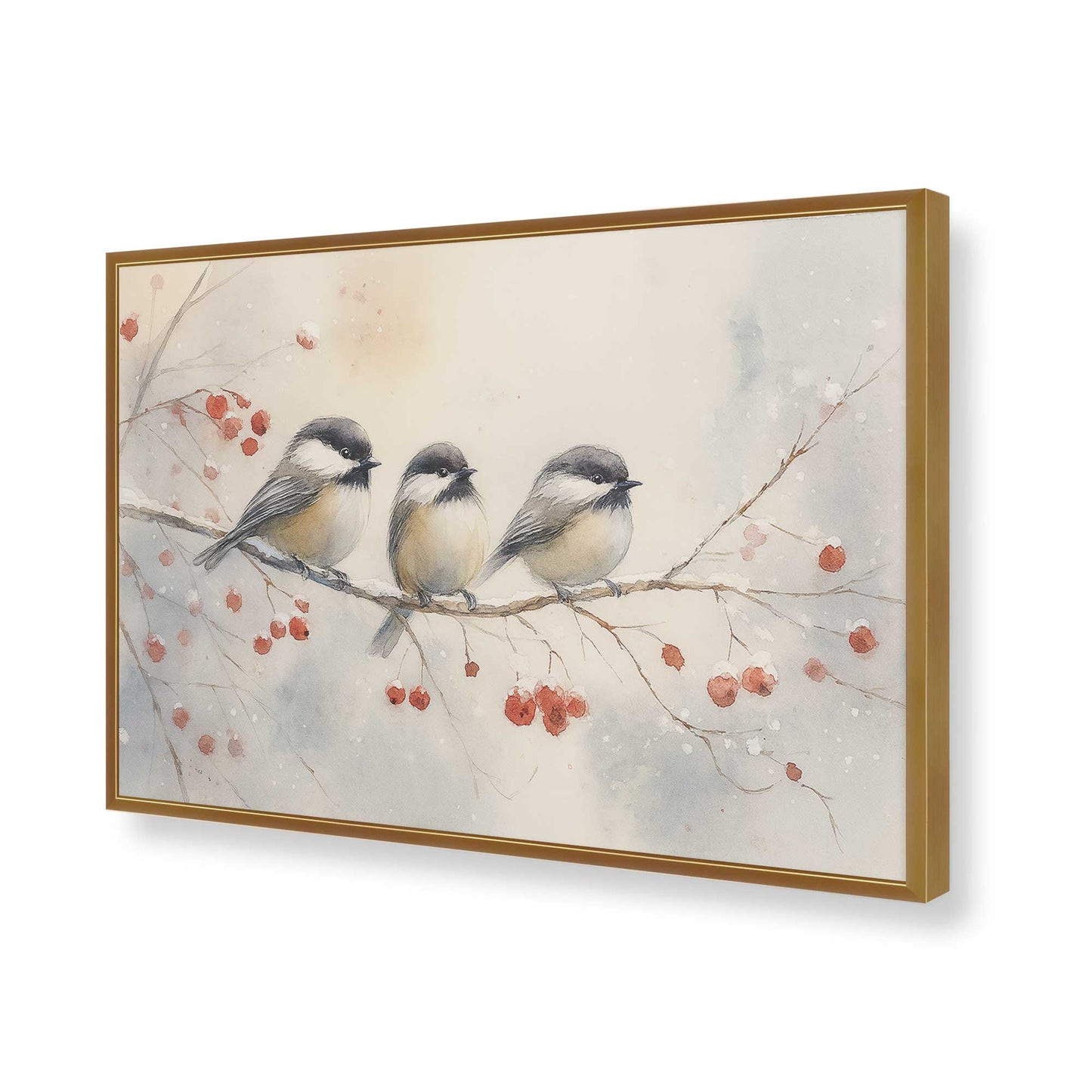 [Color:Polished Gold], Picture of art in a Polished Gold frame of the corner