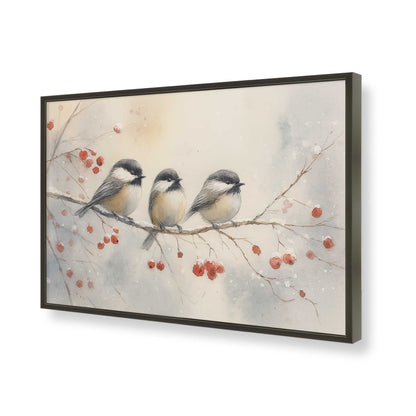 [Color:Satin Black], Picture of art in a Satin Black frame of the corner