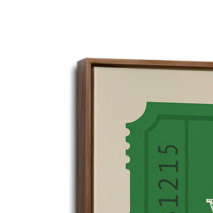 [Color:Walnut], Picture of art in a Walnut frame at an angle