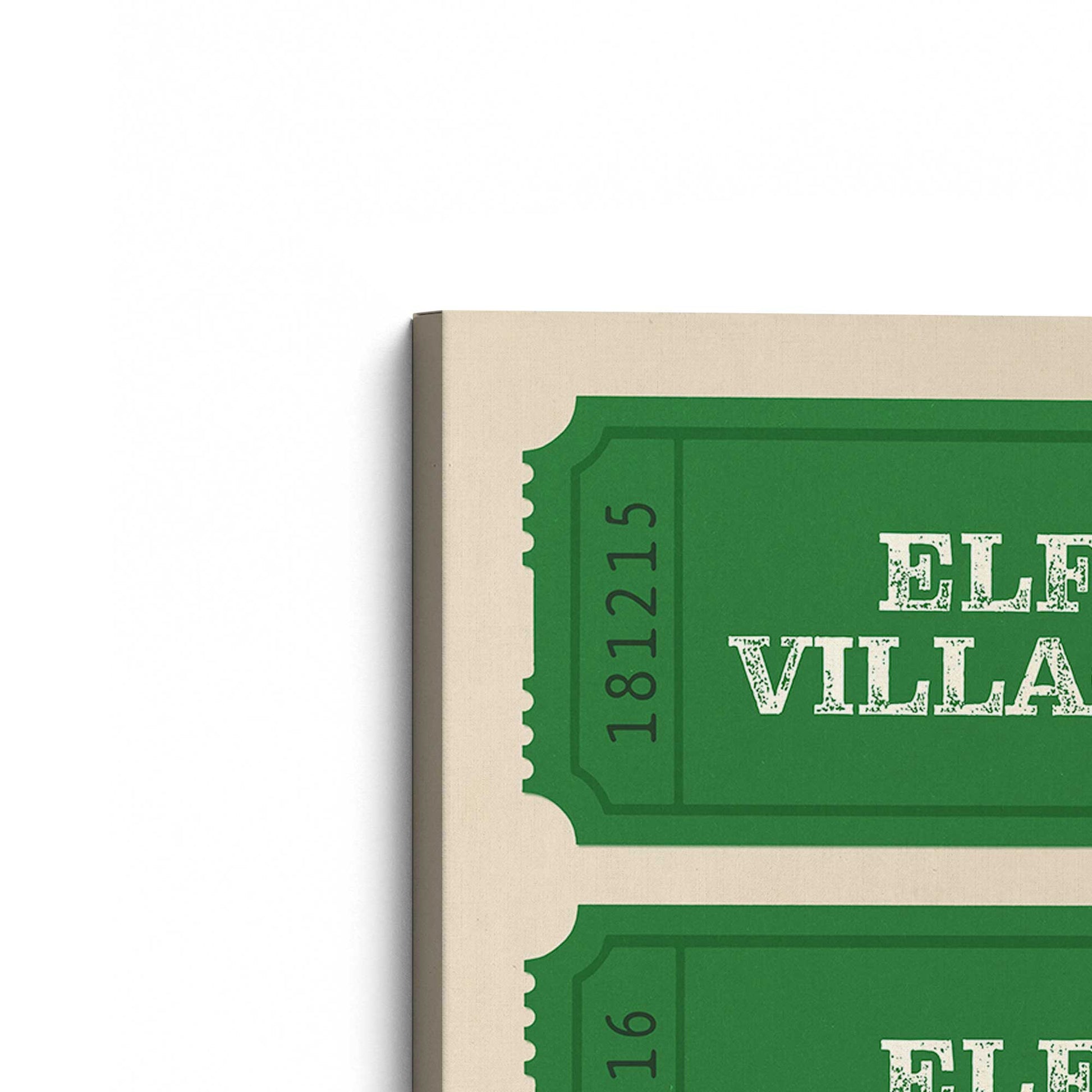 [Color:Stretched Canvas], Picture of the corner of the art