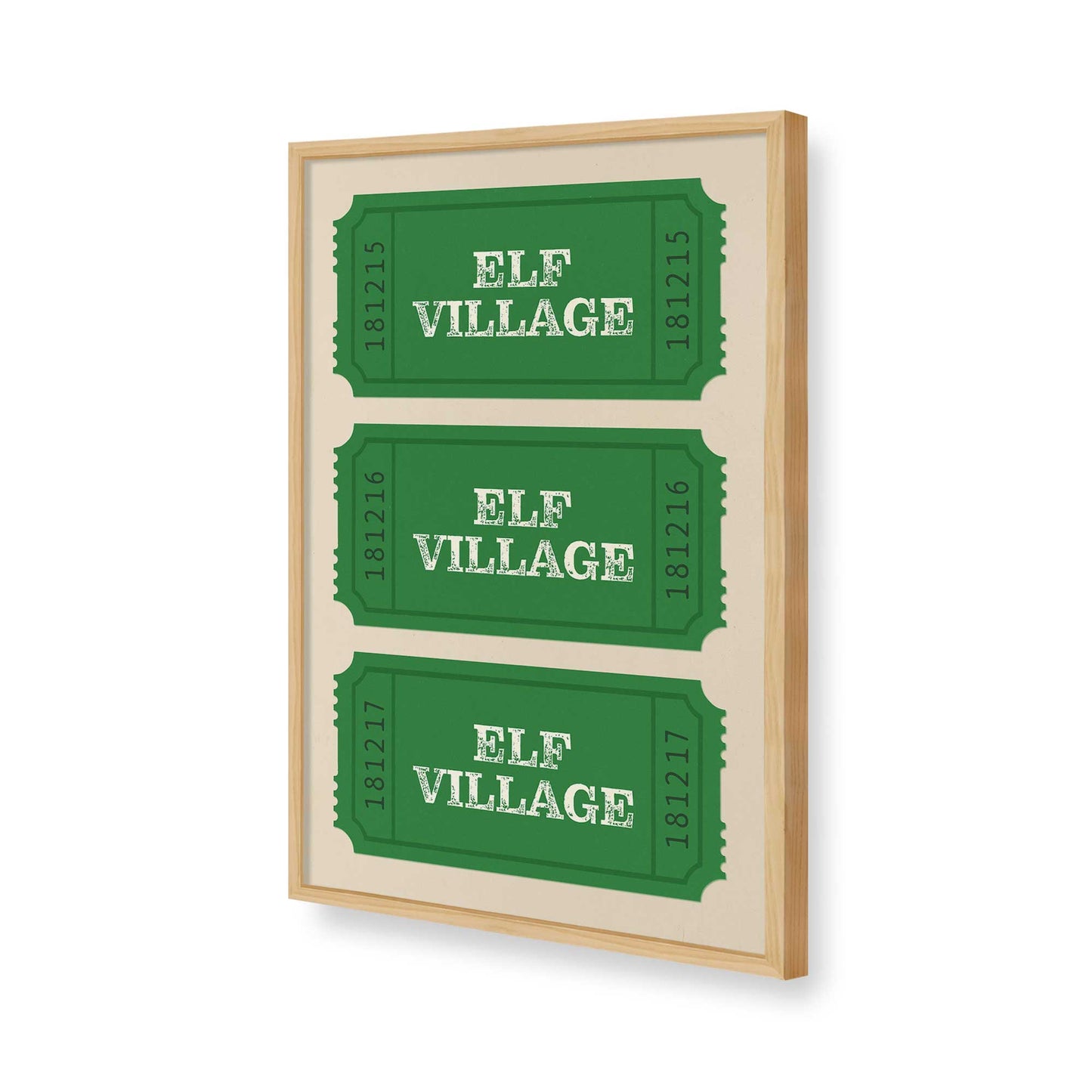 [Color:American Maple], Picture of art in a American Maple frame of the corner