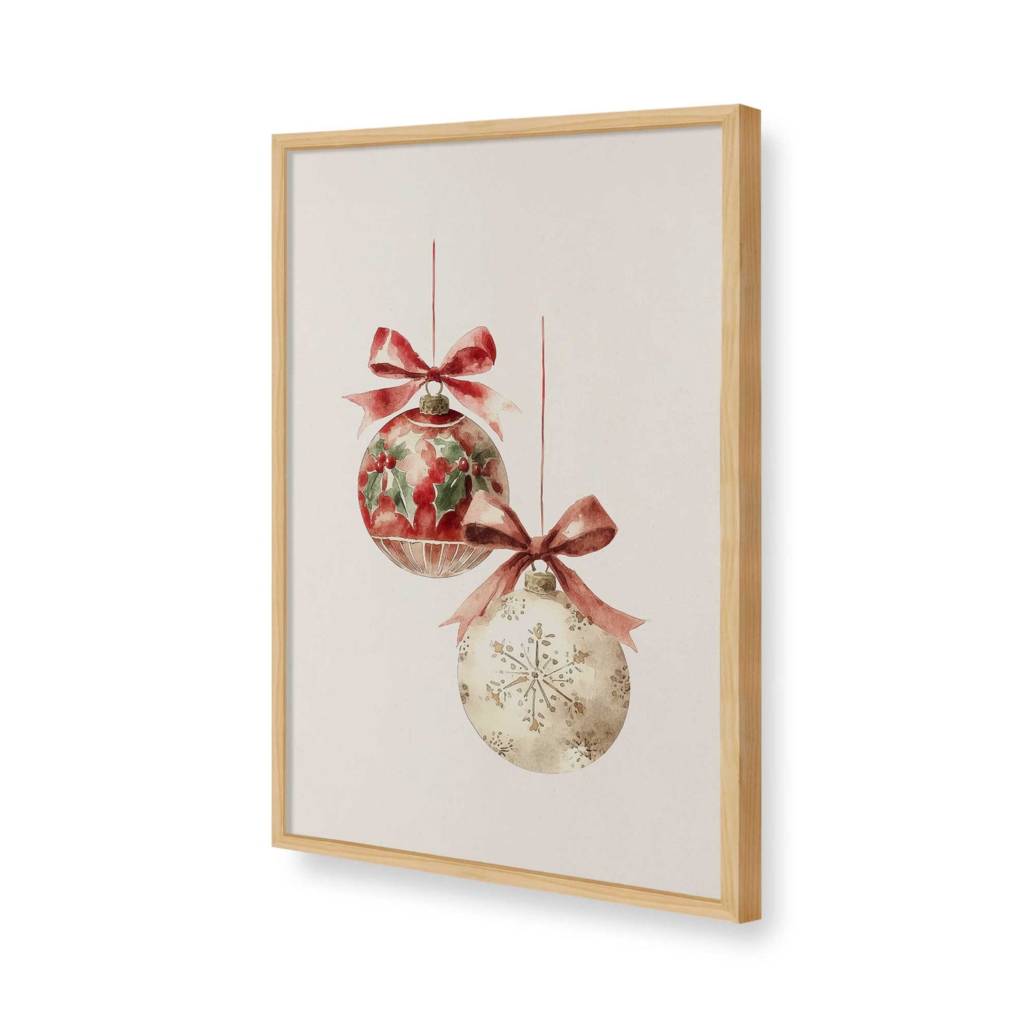 [Color:American Maple], Picture of art in a American Maple frame of the corner