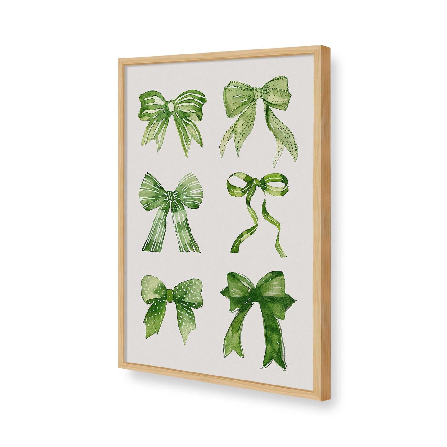 [Color:American Maple], Picture of art in a American Maple frame of the corner