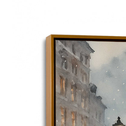 [Color:Polished Gold], Picture of art in a Polished Gold frame at an angle