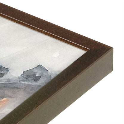 [Color:Belvinder Brown], Picture of art in a Belvinder Brown frame at an angle