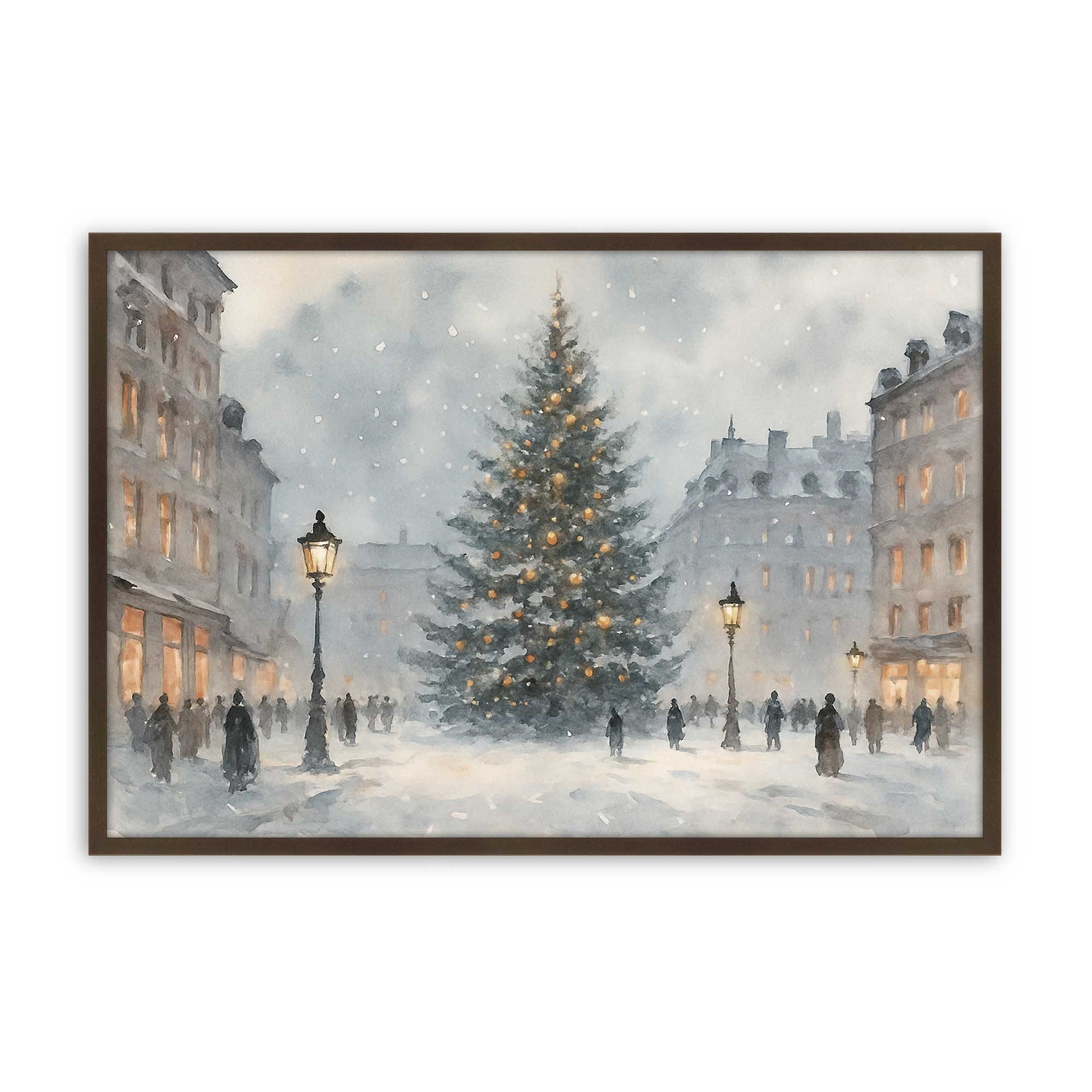 [Color:Brown], Picture of art in a Brown frame