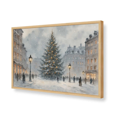 [Color:American Maple], Picture of art in a American Maple frame of the corner