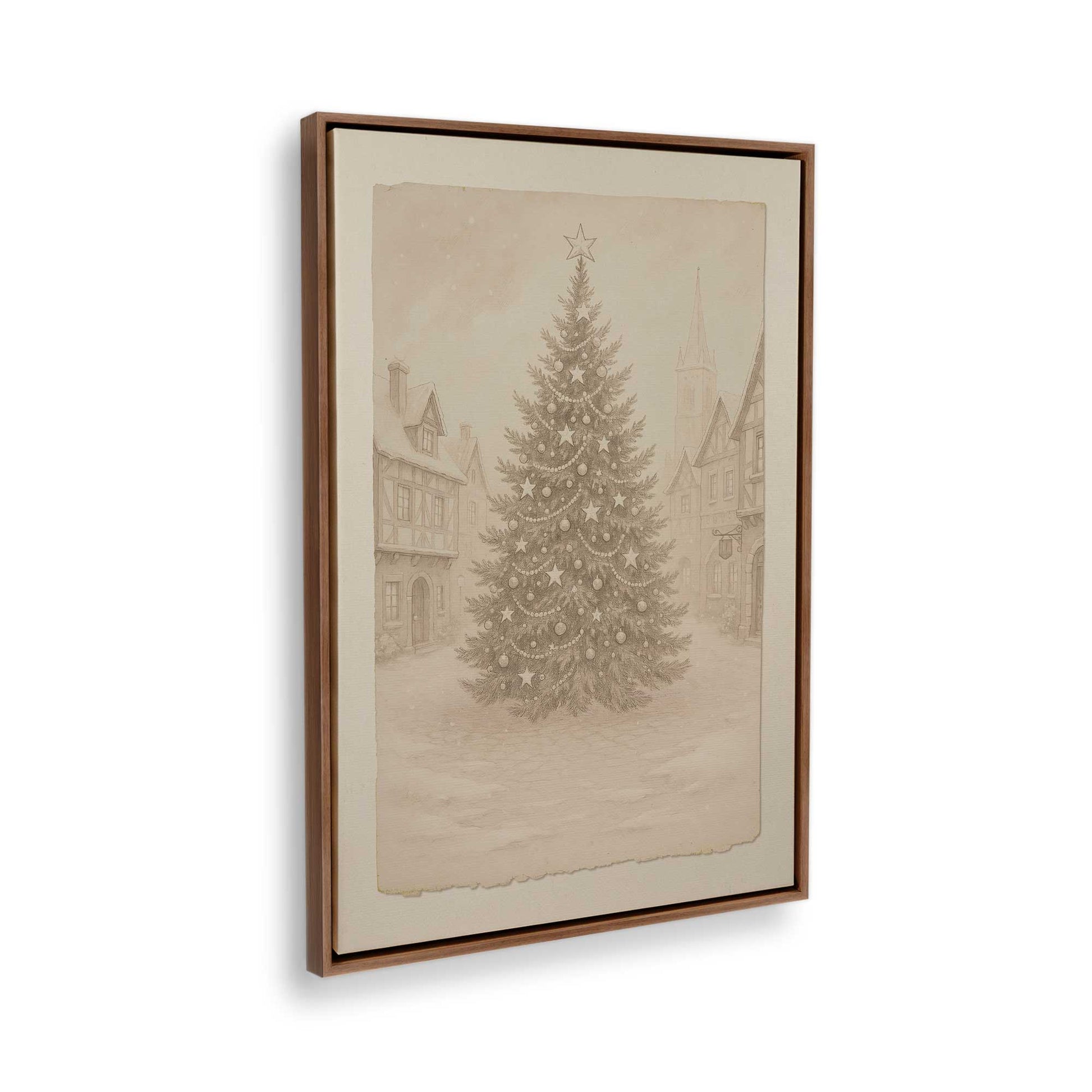 [Color:Walnut], Picture of the corner of the art