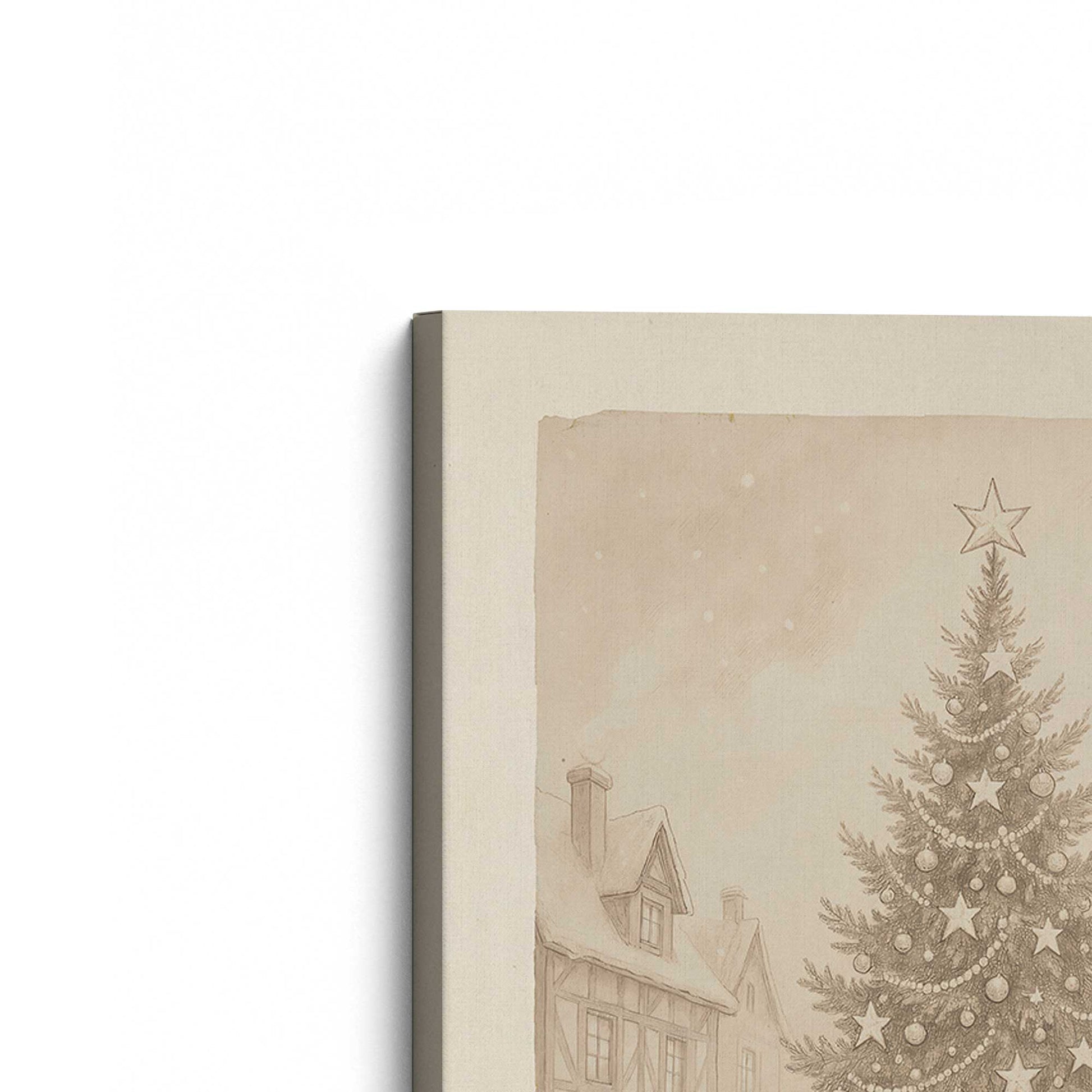 [Color:Stretched Canvas], Picture of the corner of the art