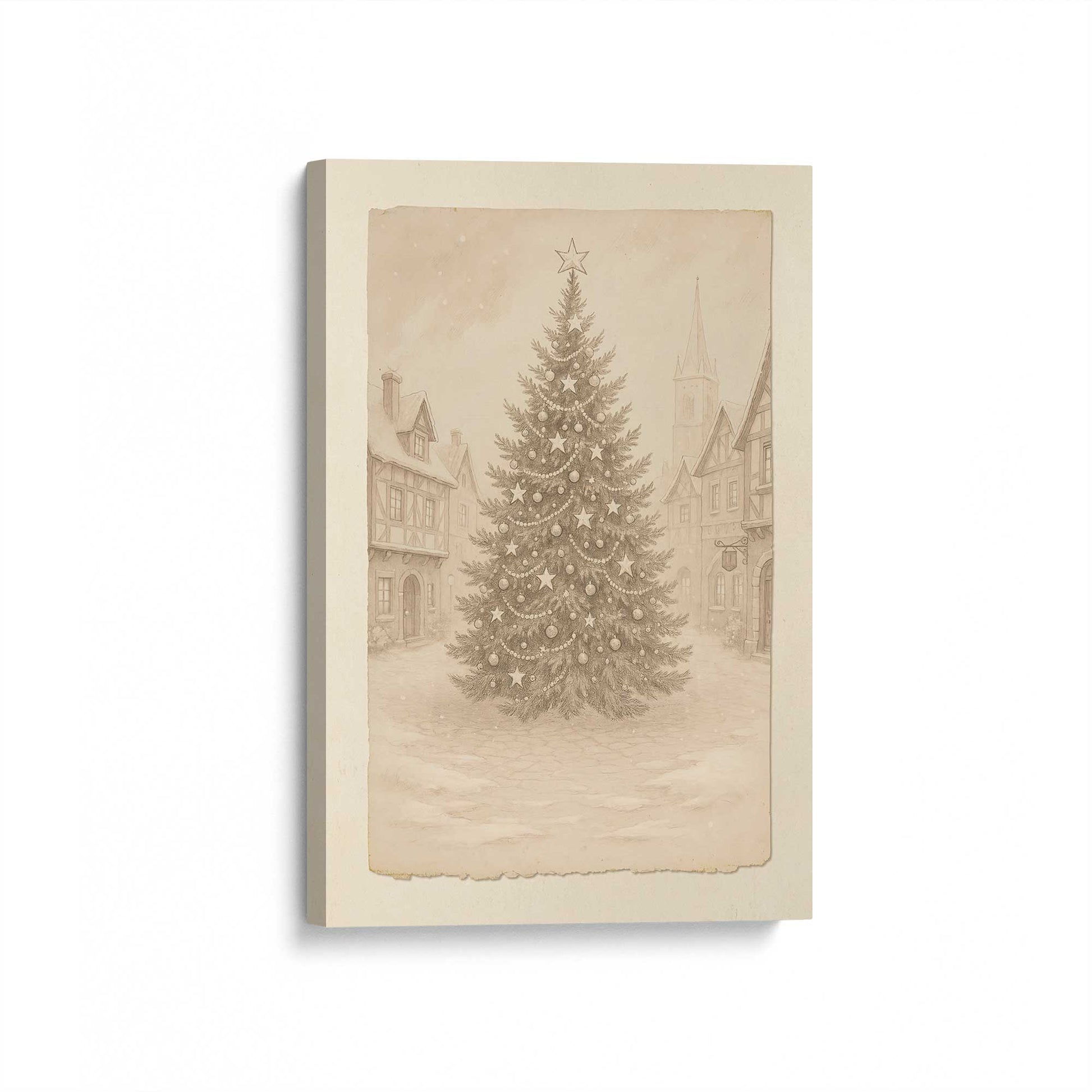 [Color:Stretched Canvas], Picture of art at an angle