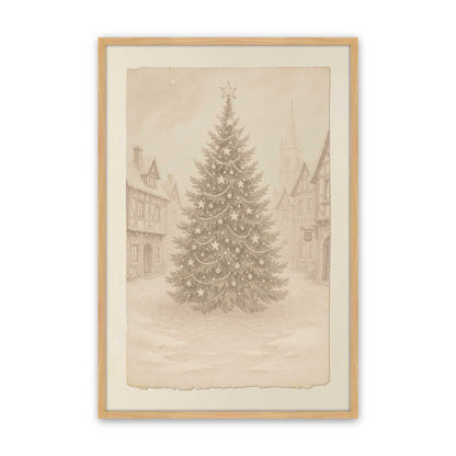 [Color:American Maple], Picture of art in a American Maple frame