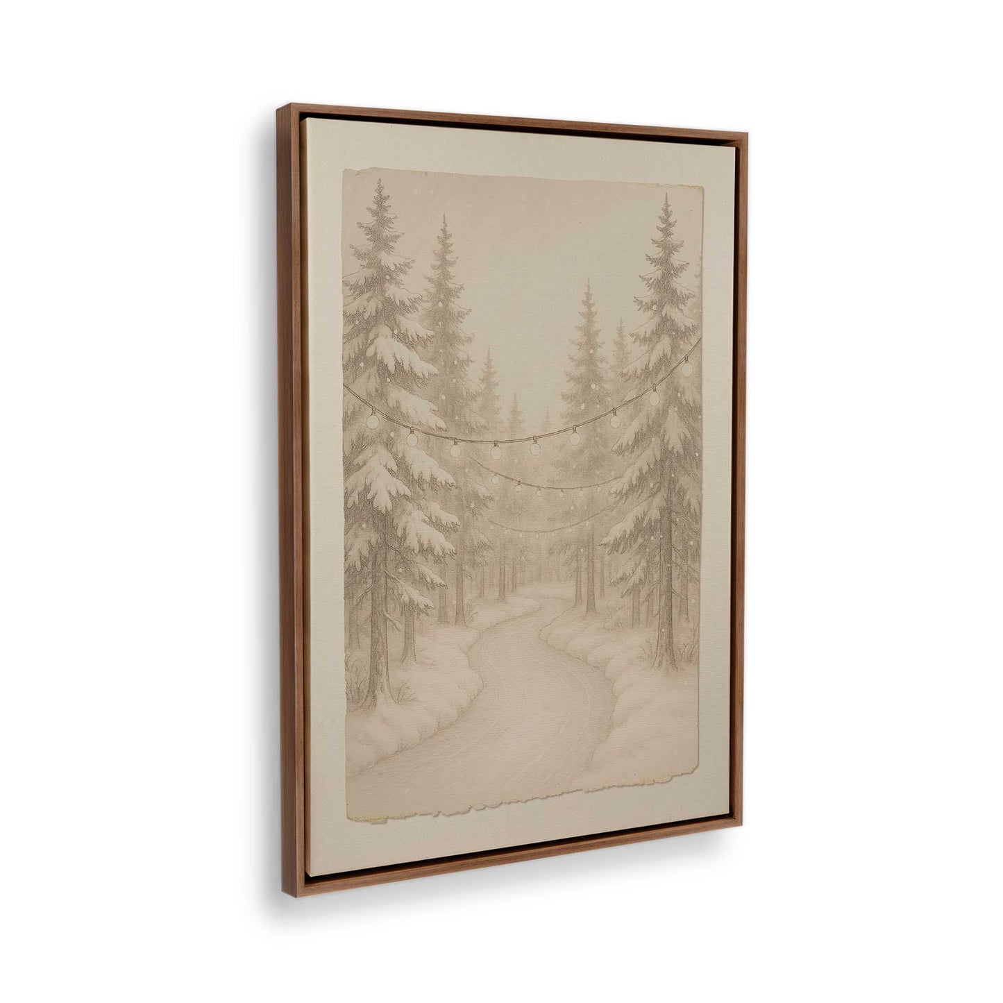 [Color:Walnut], Picture of the corner of the art