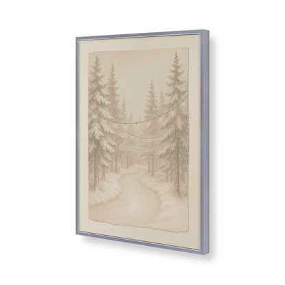 [Color:Polished Chrome], Picture of art in a Polished Chrome frame of the corner