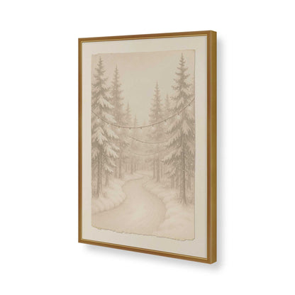 [Color:Polished Gold], Picture of art in a Polished Gold frame of the corner