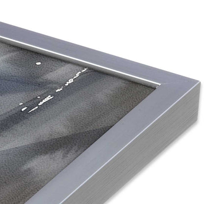 [Color:Polished Chrome], Picture of art in a Polished Chrome frame at an angle