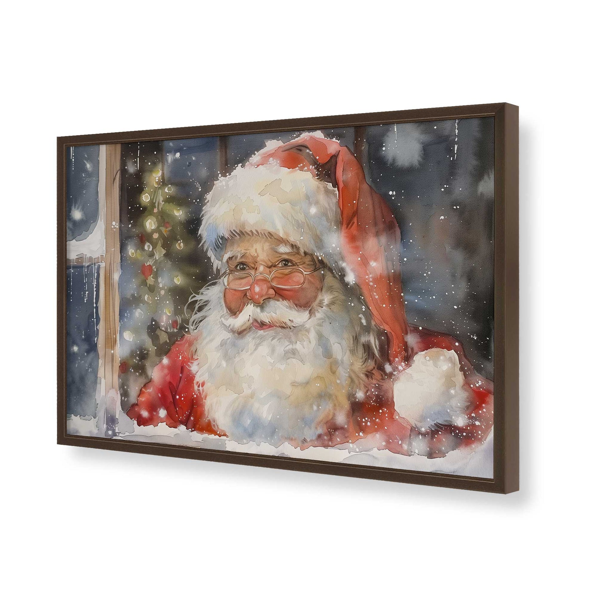 [Color:Belvinder Brown], Picture of art in a Belvinder Brown frame of the corner