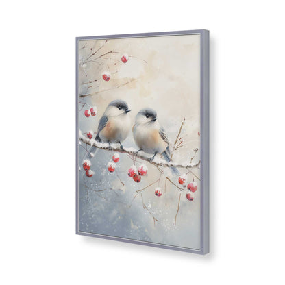 [Color:Polished Chrome], Picture of art in a Polished Chrome frame of the corner