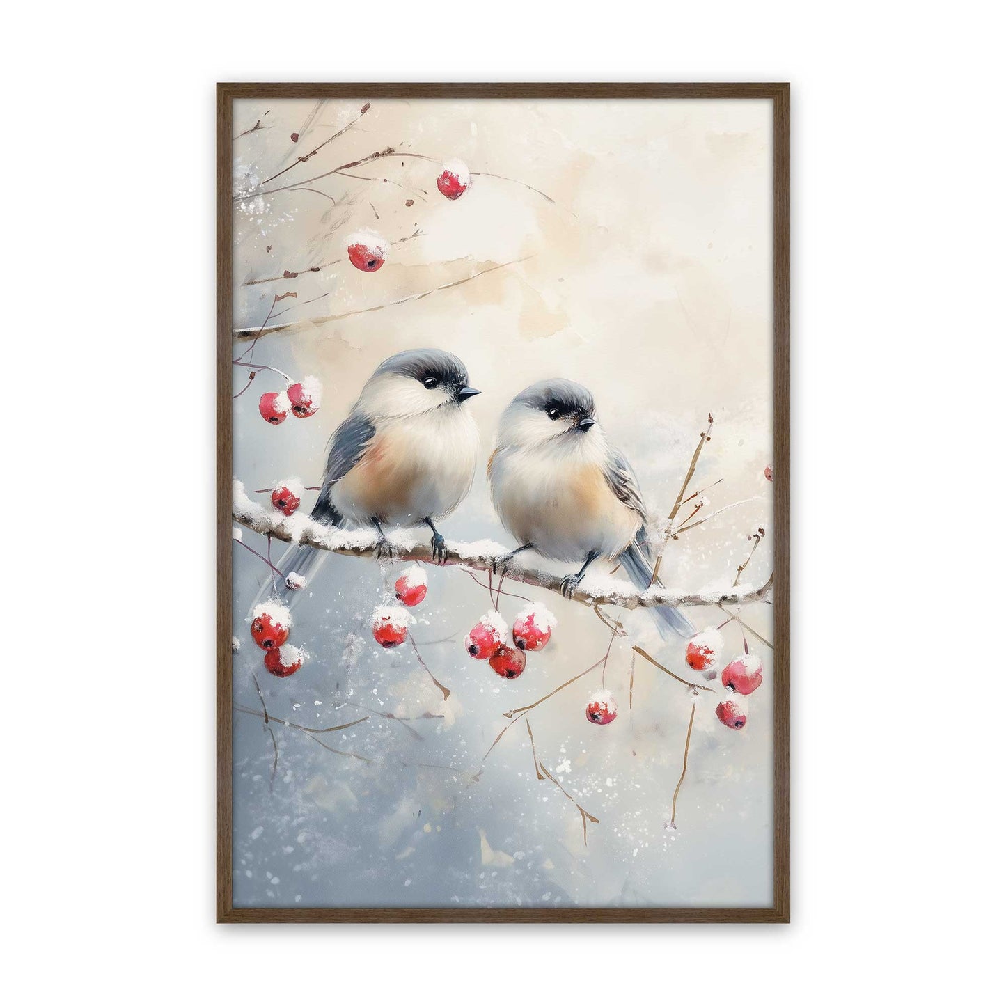 [Color:Walnut], Picture of art in a Walnut frame