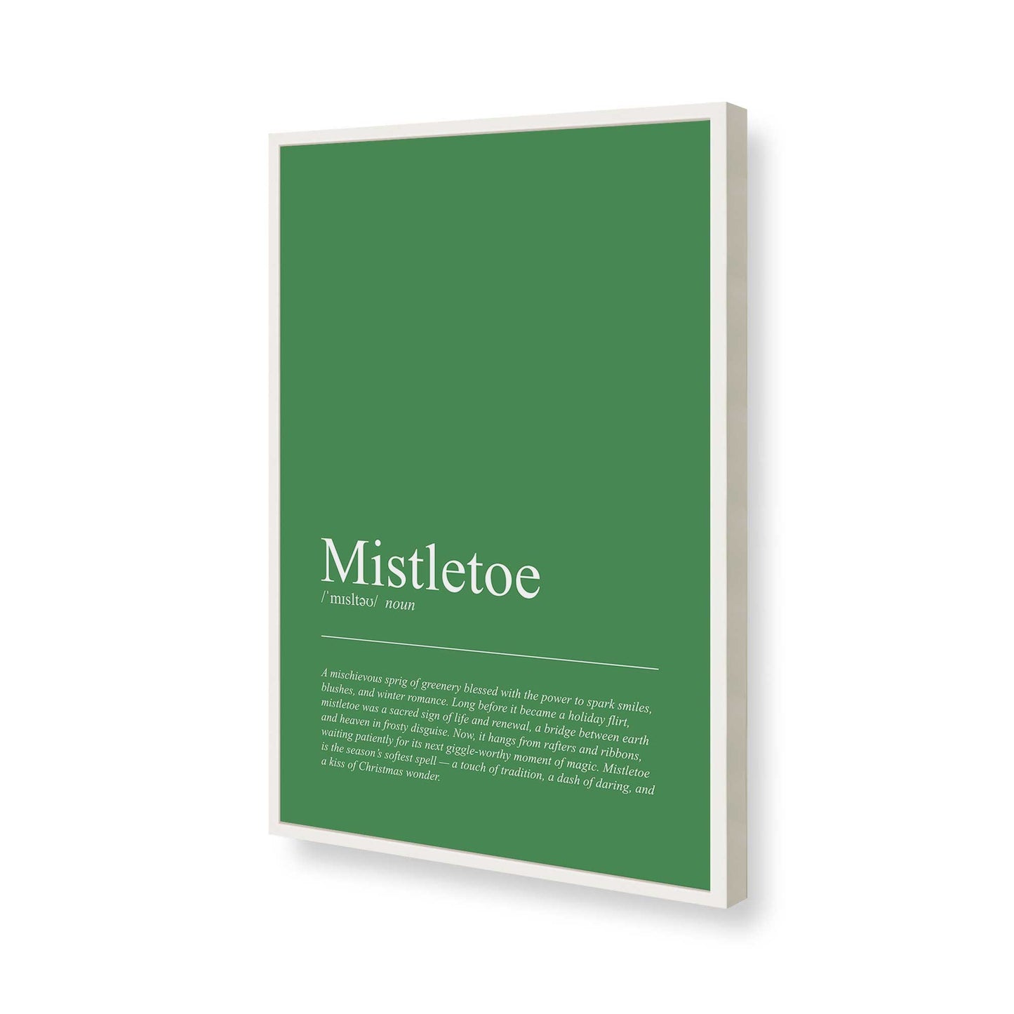 [Color:Opaque White], Picture of art in a Opaque White frame of the corner