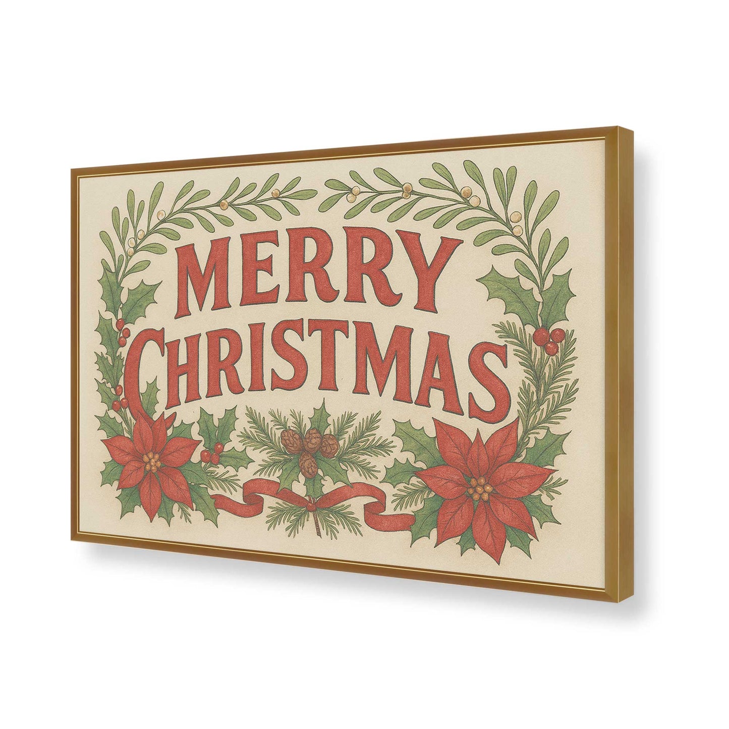 [Color:Polished Gold], Picture of art in a Polished Gold frame of the corner