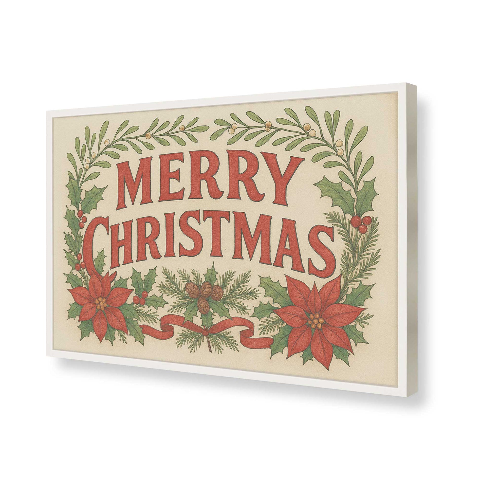 [Color:Opaque White], Picture of art in a Opaque White frame of the corner