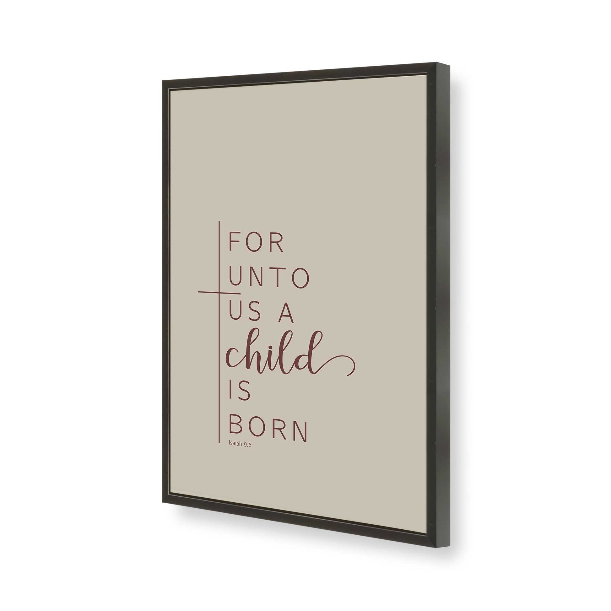 [Color:Satin Black], Picture of art in a Satin Black frame of the corner