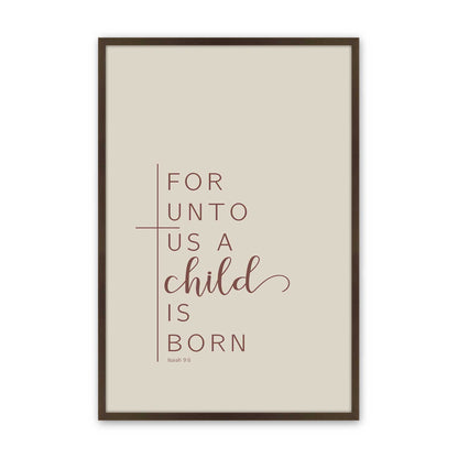 [Color:Brown], Picture of art in a Brown frame