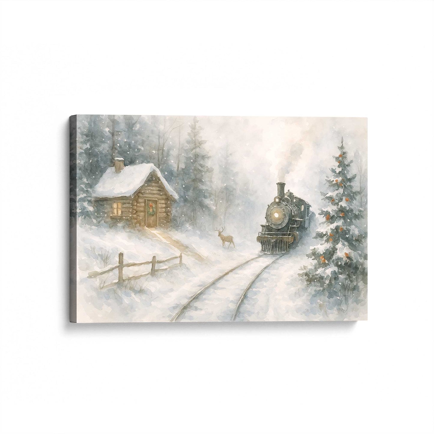 [Color:Stretched Canvas], Picture of art at an angle