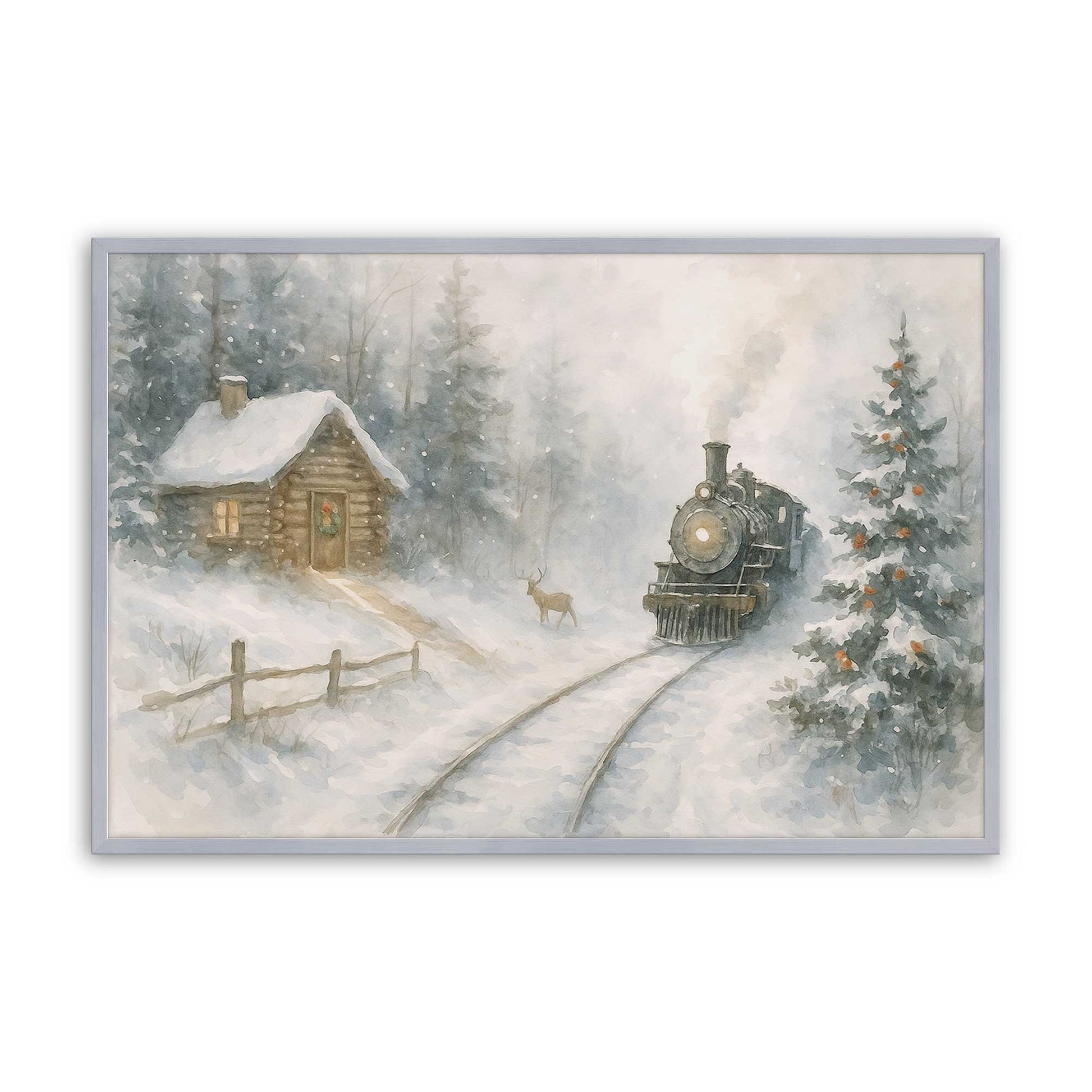 [Color:Polished Chrome], Picture of art in a Polished Chrome frame