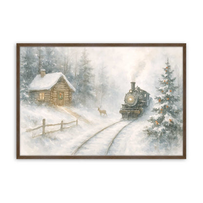 [Color:Walnut], Picture of art in a Walnut frame