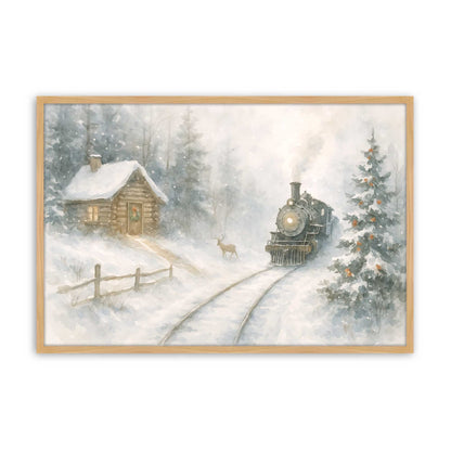 [Color:American Maple], Picture of art in a American Maple frame