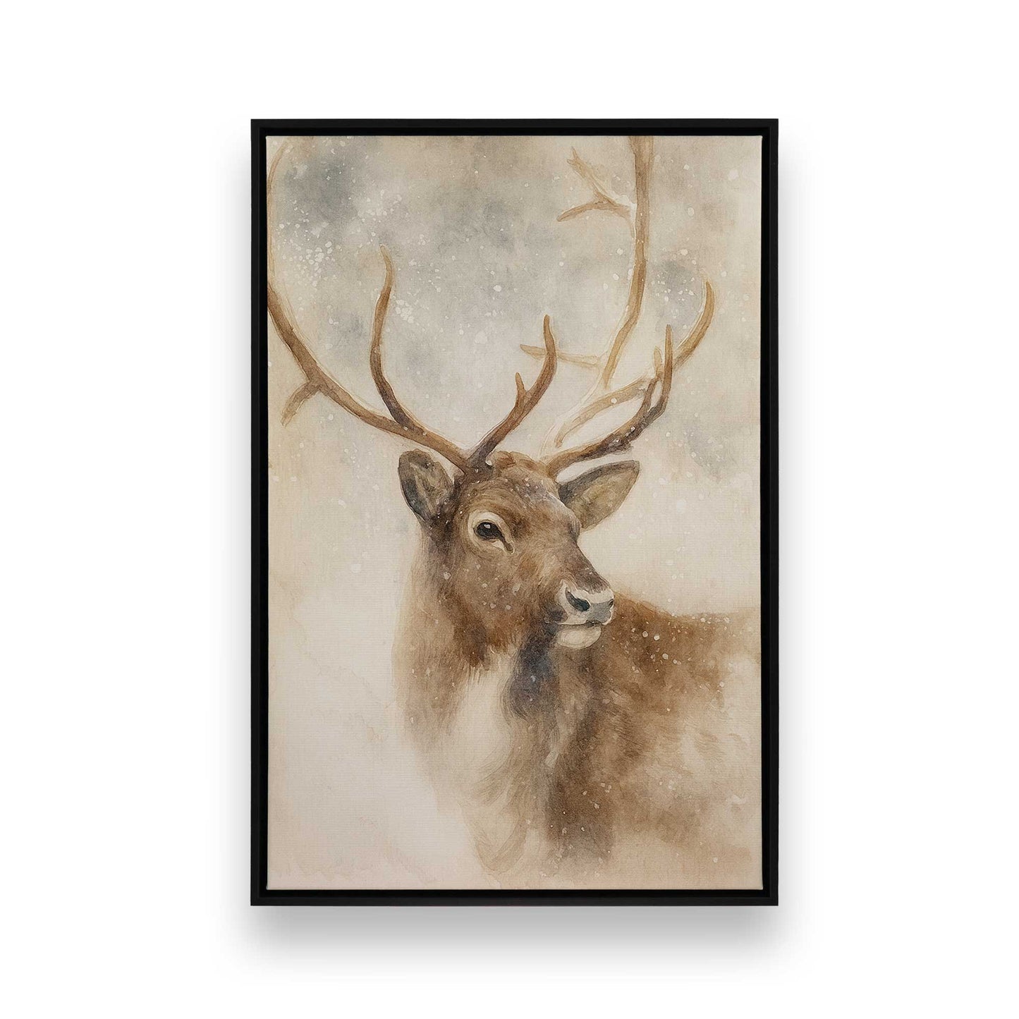 [Color:Satin Black], Picture of art in a Satin Black frame