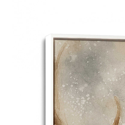 [Color:Opaque White], Picture of art in a White frame at an angle