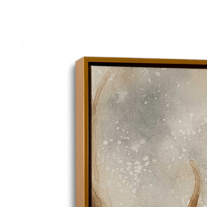 [Color:Polished Gold], Picture of art in a Polished Gold frame at an angle